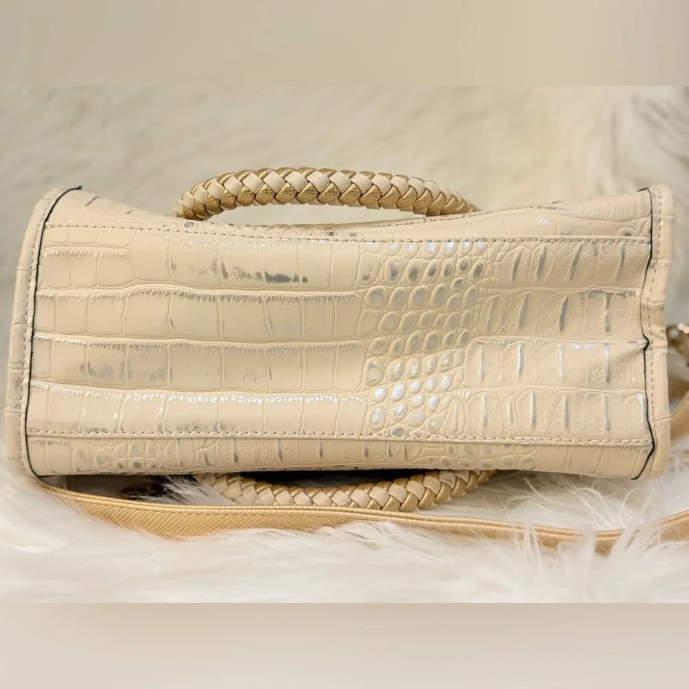 🌾 Gianni Bini Faux Croc Satchel and Shoulder‎ Bag NEW